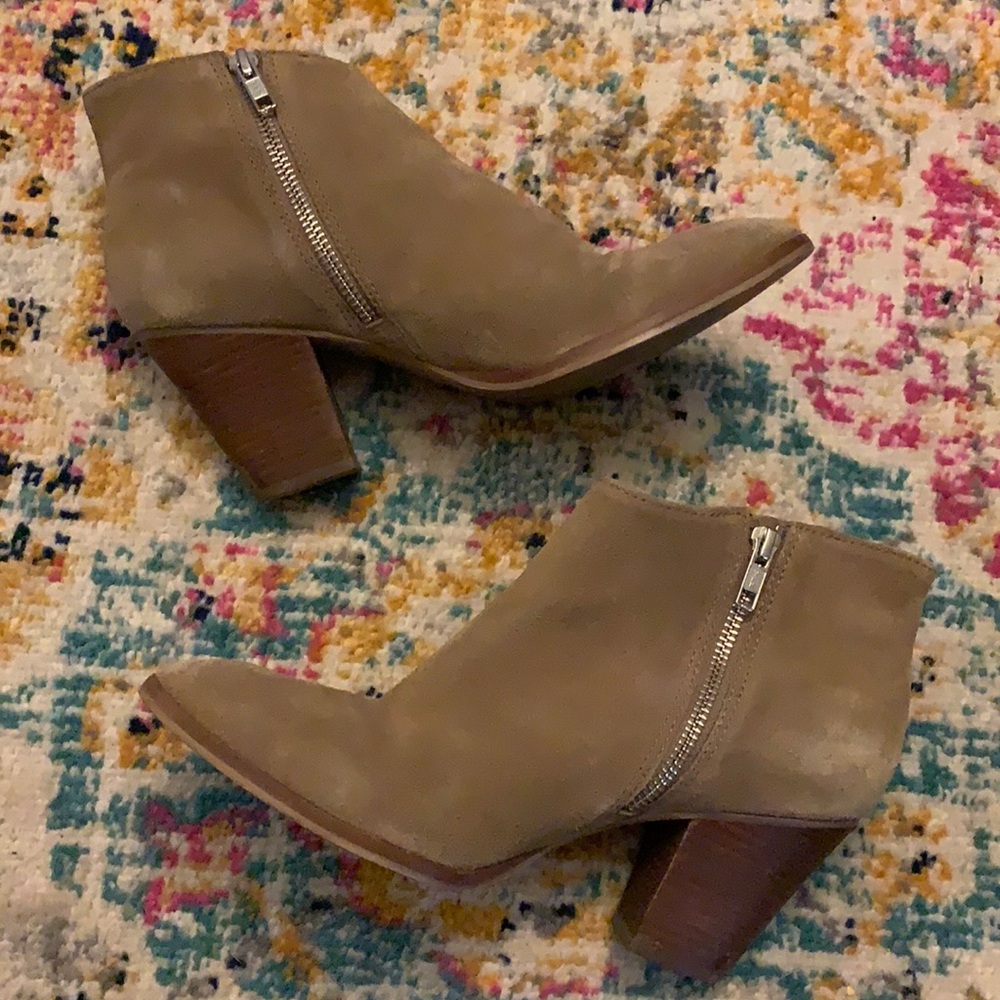 J Crew Laine Suede leather ankle boots
